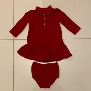 Ralph Lauren Infant Polo Dress with Bloomers